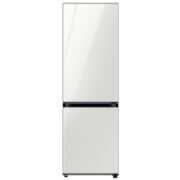 三星（SAMSUNG）333L双门冰箱 BESPOKE缤色铂格 嵌入式冰箱 智能变频 全环绕气流 RB33R300435/SC(光晕白）