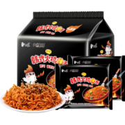 白象 韩式火鸡面 韩式大辣娇干拌面方便面泡面速食辣鸡面酱料干吃面 白象火鸡面119克*5袋