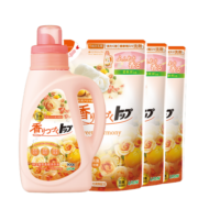 狮王（Lion）香氛洗衣液5.94斤花果香型(900g瓶+690g袋*3)柔顺衣物 持久香氛
