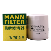 曼牌（MANNFILTER）机油滤清器机滤机油滤芯W7015M蒙迪欧致胜锐界翼虎福克斯金牛座