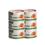 plus会员、概率券:网易严选猫湿粮宠物零食浓汤大口肉罐头 鸡肉+三文鱼85g*6罐