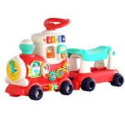 汇乐玩具（HUILE TOYS）玩具小火车婴儿学步车儿童扭扭滑行车1-3岁男孩女孩周岁礼物 智趣4合1多功能小火车D8990