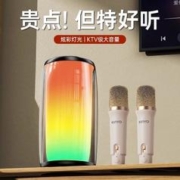 金运 蓝牙音箱全民k歌家庭ktv户外娱乐无线麦克风音响一体套装神器
