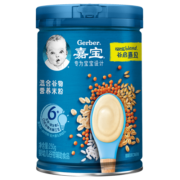 嘉宝（GERBER）【吞】混合谷物高铁米粉 辅食米糊250g 6月龄
