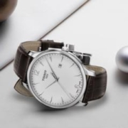 TISSOT 天梭 官方正品俊雅时尚商务石英皮带手表男表