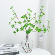 捷花 仿真绿植假植物客厅花餐桌装饰摆花仿真海棠花假花摆设花艺摆件