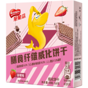 plus会员:雀巢（Nestle）脆脆鲨 威化饼干  草莓味84g＊7件