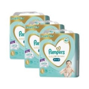 Pampers 帮宝适 一级帮宝宝透气不闷纸尿裤S78*3 增量装 原箱发货