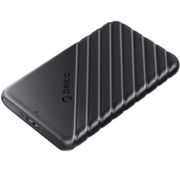 奥睿科（ORICO） 移动硬盘盒2.5英寸USB3.0 SATA串口笔记本外接固态机械SSD硬盘盒子 【USB款】商务黑-5Gbps