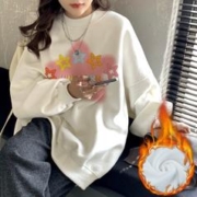 拍3件 400克加绒美式慵懒风卫衣