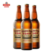 青岛啤酒（TsingTao）经典（1903）11.2度640ml*12瓶箱啤（复古装）