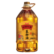 需首购、88vip：金龙鱼 非转压榨外婆乡小榨菜籽油4L/桶 食用油营养