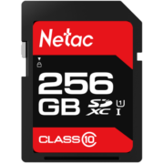 朗科（Netac）256GB SD存储卡 U1 C10 读速高达80MB/s 高速连拍 全高清视频录制 单反数码相机&摄像机内存卡