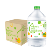 屈臣氏（Watsons）饮用水 105℃高温蒸馏制法 煮饭泡茶冲奶粉 家庭装 6L*4桶 整箱装