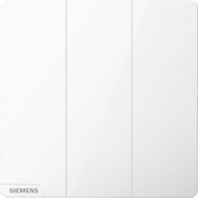 西门子（SIEMENS） 【清单报价】皓彩雅白色无边框大面板 开关插座面板家用暗装86型 三开单控