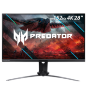 宏碁（acer）掠夺者X28 28英寸IPS 4K144Hz 硬件G原生1ms电竞显示器XB273K X28 152Hz 4K（群创面板）硬件G