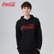 Coca-Cola可口可乐官方爱心卫衣春秋新款纯棉国潮圆领套头上衣