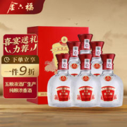 金六福 星级系列 五星 45%vol 浓香型白酒 450ml*6瓶 整箱装