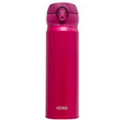 膳魔师(THERMOS) 保温杯保冷杯红色500ml 旅行便携不锈钢车载水杯学生杯子生日礼物多色可选JNL-502
