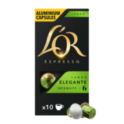 L'OR法国进口咖啡胶囊 阿拉比卡豆 艾伦根特 5.2g*10粒/盒