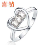 SEAZA 喜钻 语爱系列18K金钻戒结婚求婚钻石戒指送女友