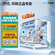ASUS 华硕 14代i7 14700KF/4060水冷电竞台式diy电脑主机