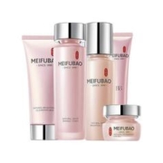 MEIFUBAO 美肤宝 自然白炫彩(洁水乳面霜眼精华)美白淡斑护肤品礼盒水乳男女化妆品
