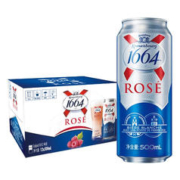 88VIP会员：1664凯旋 桃红 小麦果味啤酒 500ml*12听 整箱装