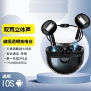 LIESHE 猎蛇 蓝牙耳机手机平板透明仓无线音乐耳机动圈迷你耳机