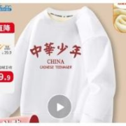 京东百亿补贴：JEANSWEST 真维斯 男童加绒卫衣