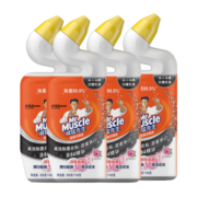 威猛先生（Mr Muscle）洁厕剂 (500g+100g)*4瓶 淡雅花香型 含84精华 洁厕液 马桶清洁
