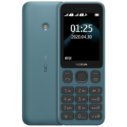 诺基亚 NOKIA 125 蓝色 直板按键 移动2G手机 双卡双待 老人老年手机 学生备用功能机 超长待机