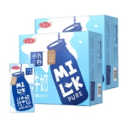 88会员：帝都三元小方白纯牛奶200ml*24盒*2箱