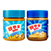 四季宝（skippy） 花生酱 关东煮 火锅蘸料 面包酱 烘焙原料 沙拉调味 拌饭 拌面酱 柔滑170g+颗粒170g