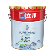 立邦京雅居金标超值抗甲醛净味5合1无添加乳胶漆内墙漆白漆 18L