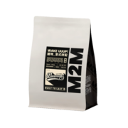 M2M咖啡豆醒物意式拼配精品浓缩美式拿铁油脂丰富专业深烘黑咖啡豆 深度烘焙 500g