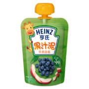 亨氏（Heinz）乐维滋婴儿辅食儿童营养果泥（-1） 口味随机120g*14袋 赠6袋