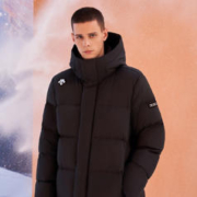 DESCENTE 迪桑特 保暖防风男女同款长款鹅绒光转热羽绒服2022冬季