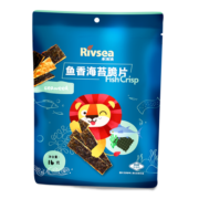 禾泱泱宝宝零食海苔碎 海苔夹心卷脆片 烘焙非油炸 出游小零食 3阶鱼香海苔脆片