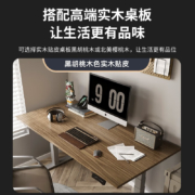 双12预售、PLUS会员：Loctek 乐歌 E5N 电动升降桌银灰桌腿+灰木纹 1.6*0.8米桌板
