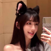 猫咪猫耳朵发箍狐狸头箍头饰女兽耳发夹铃铛发卡兔饰品装饰圣诞节