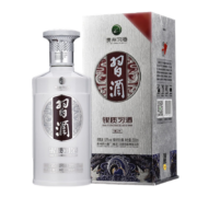 习酒银质第三代53度500ml酱香型白酒礼盒  单瓶装