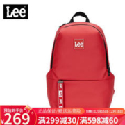 Lee 商务休闲防泼水双肩包 可装电脑