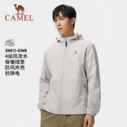 CAMEL 骆驼 男装夹克男款冬户外保暖防风单层冲锋衣休闲外套登山服