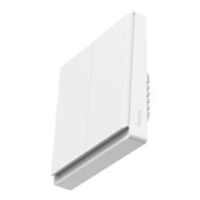 Aqara 绿米联创 绿米 智能开关E1零火双键 遥控开关 已接入米家/苹果HomeKit 白色