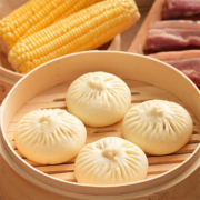 限地区、PLUS会员：桃花点点猪肉玉米大包320g4个*4件