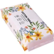 天降到手1.1元 珍珠纹洗脸巾50抽