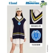 E·LAND 衣恋 Eland衣恋学院风针织衫秋季提花条纹女