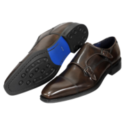 REGAL丽格日本品牌商务正装皮鞋孟克鞋男士黑皮鞋僧侣鞋英伦风皮鞋T50B DBR(深褐色) 37(235)
