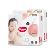 好奇（Huggies）铂金装纸尿裤XL64片 小桃裤系列婴儿尿不湿